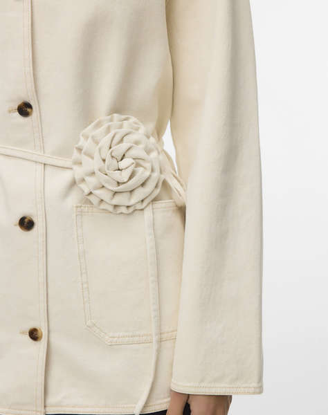 VERO MODA VMSAZZY LS ROSE BELT DNM JAKCET