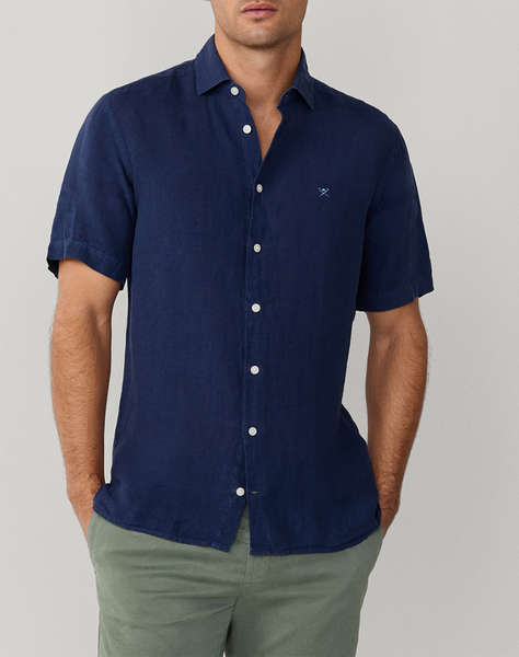 HACKETT ESSENTIALS GMD LINEN SS MEN''S SHIRT