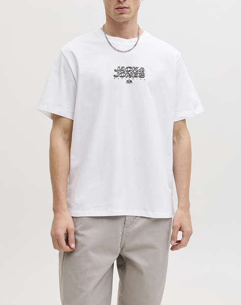 JACK&JONES JCOMINERAL SMALL FRONT PRINT TEE SS CREW