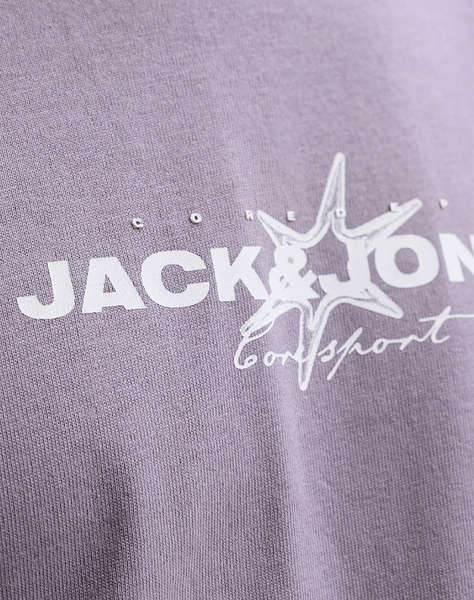 JACK&JONES JCOMINERAL SMALL FRONT PRINT TEE SS CREW