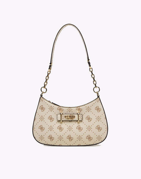 GUESS CARRIE LOGO TOP ZIP SHLDR BAG ДАМСКА ЧАНТА