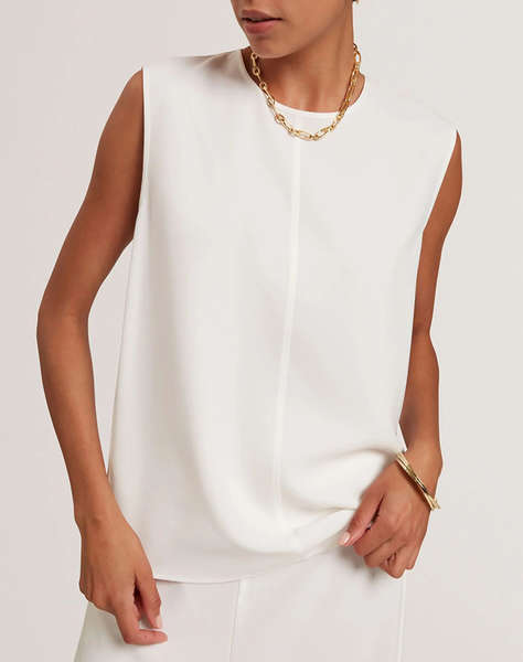 TED BAKER MARMIA Sleeveless Top With Piping Detail