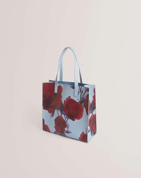 TED BAKER ELYZAA Large Rose Print Icon Bag