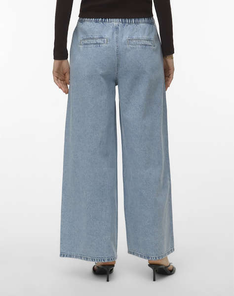 VERO MODA VMVALERIA MR WIDE PULL UP JEANS