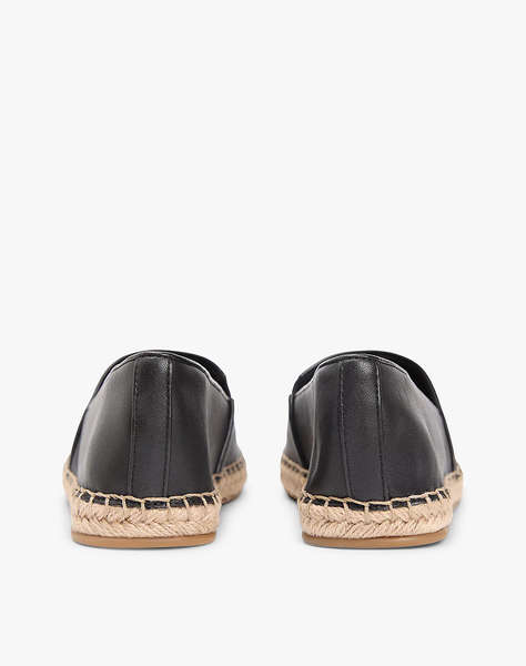 TOMMY HILFIGER TH LOGO LEATHER ESPADRILLE