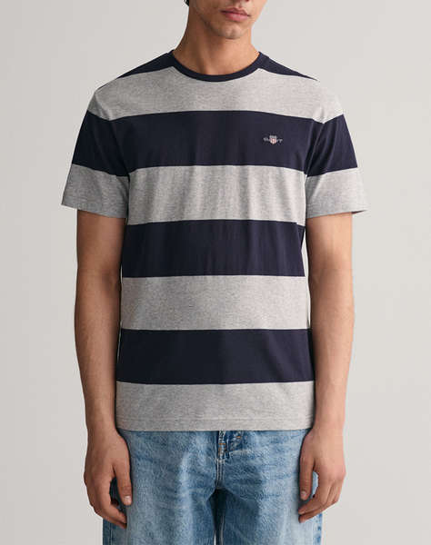 GANT БЛУЗА KMBAR STRIPE SS T-SHIRT