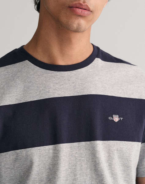 GANT БЛУЗА KMBAR STRIPE SS T-SHIRT