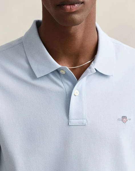 GANT БЛУЗА KMREG SHIELD SS PIQUE POLO