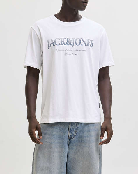 JACK&JONES JJDEVIN DAYTONA PRINT TEE SS CREW LN