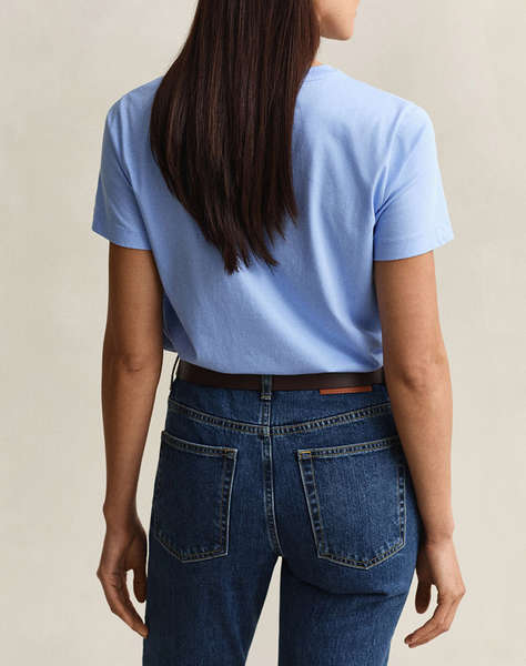 GANT БЛУЗА KMREG SCRIPT SS T-SHIRT