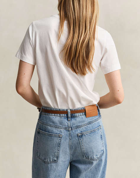 GANT БЛУЗА KMREG SCRIPT SS T-SHIRT