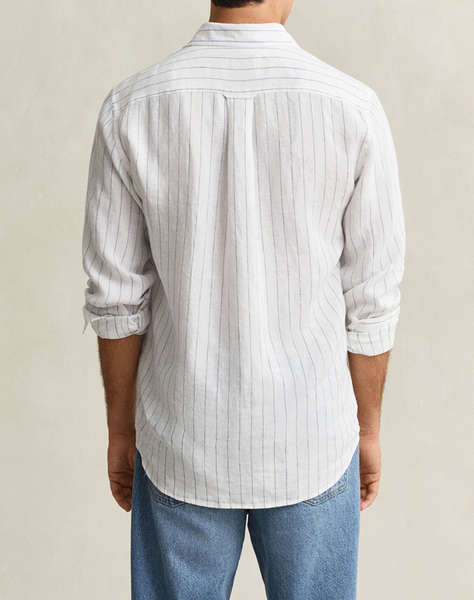 GANT РИЗА ΜΜ REG LINEN STRIPE SHIRT