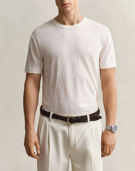 GANT БЛУЗА KMLINEN SS T-SHIRT