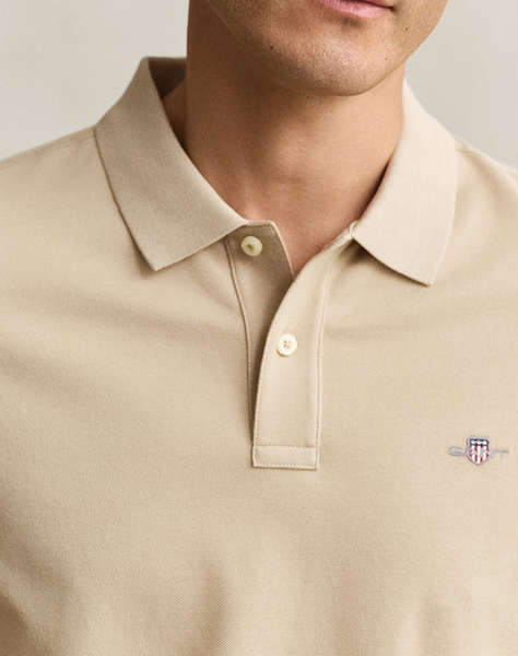 GANT БЛУЗА KMREG SHIELD SS PIQUE POLO