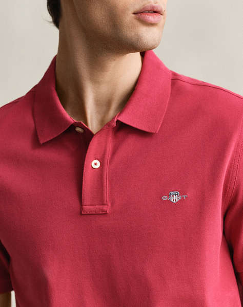 GANT БЛУЗА KMREG SHIELD SS PIQUE POLO