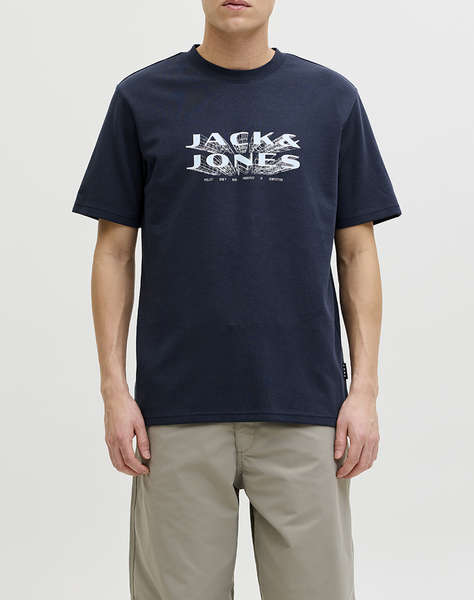 JACK&JONES JCOFUSION JJ BRANDING TEE SS CREW NECK
