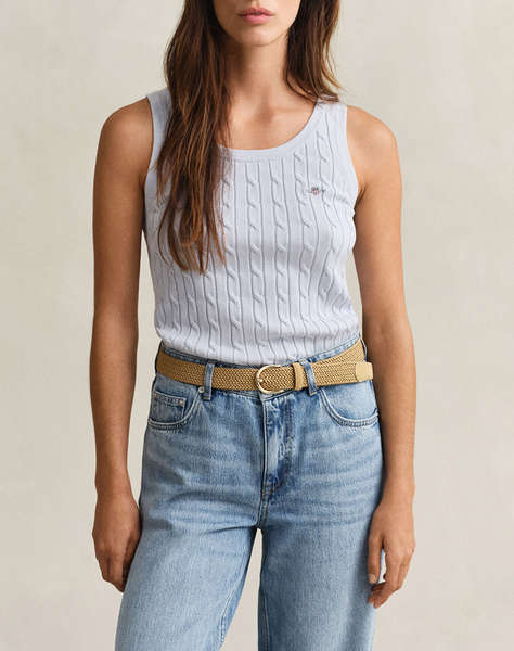 GANT БЛУЗА XM STRETCH COTTON CABLE TANK TOP