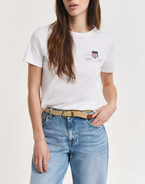 GANT БЛУЗА KMREG ARCHIVE SHIELD SS T-SHIRT
