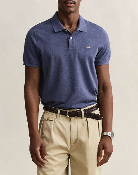 GANT БЛУЗА KMREG SHIELD SS PIQUE POLO