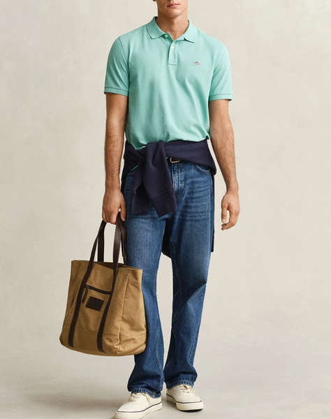 GANT БЛУЗА KMREG SHIELD SS PIQUE POLO