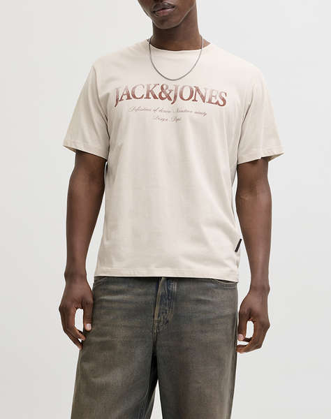 JACK&JONES JJDEVIN DAYTONA PRINT TEE SS CREW LN