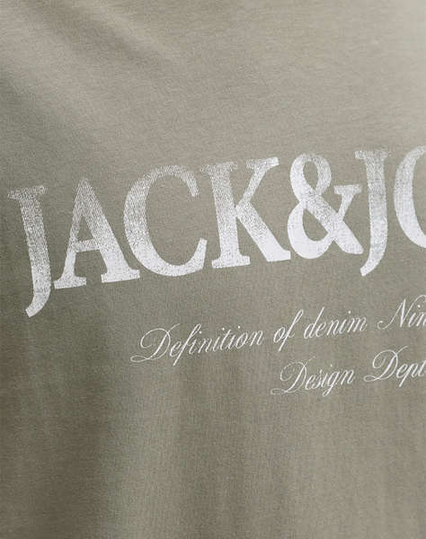 JACK&JONES JJDEVIN DAYTONA PRINT TEE SS CREW LN