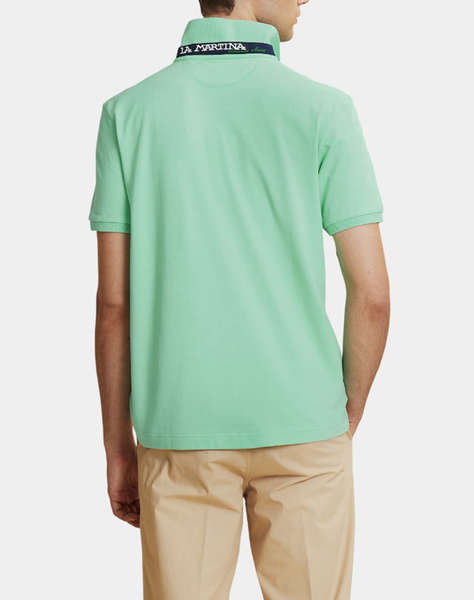 LA MARTINA BLOUSE POLO ΚΜ MAN S/S POLO PIQUET STRETCH