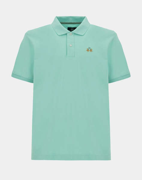 LA MARTINA BLOUSE POLO ΚΜ MAN S/S POLO PIQUET STRETCH