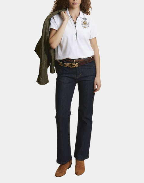 LA MARTINA BLOUSE POLO ΚΜ WOMAN POLO S/S PIQUET STRETCH