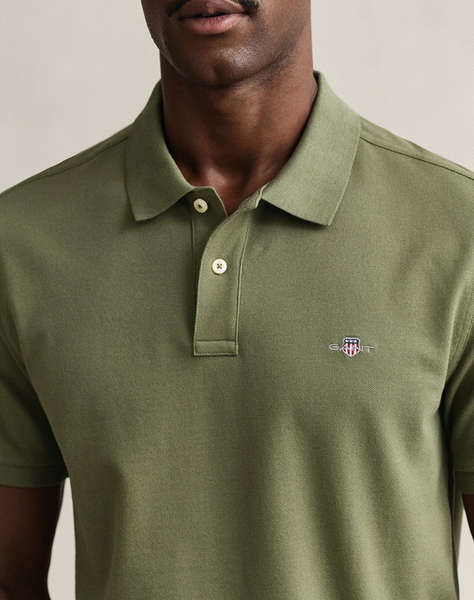 GANT БЛУЗА KMREG SHIELD SS PIQUE POLO