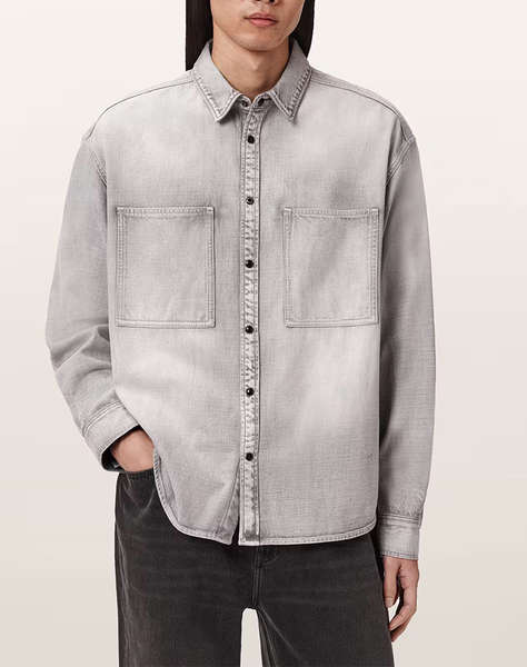 ALL SAINTS AL CANVAS SHIRT