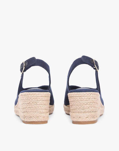 TOMMY HILFIGER MID WEDGE ESPAD SLINGBACK