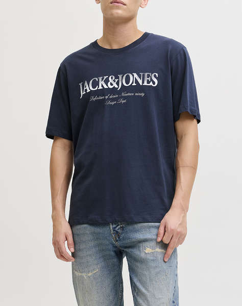 JACK&JONES JJDEVIN DAYTONA PRINT TEE SS CREW LN