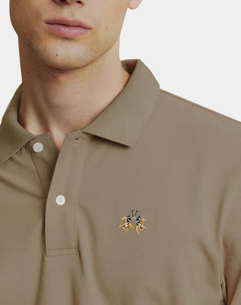 LA MARTINA BLOUSE POLO ΚΜ MAN S/S POLO PIQUET STRETCH