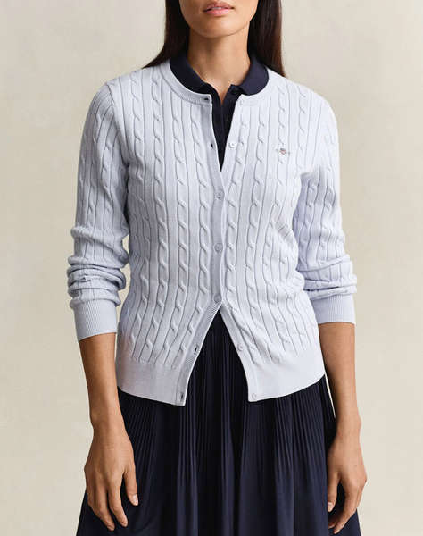 GANT ЖИЛЕТКА STRETCH COTTON CABLE CARDIGAN