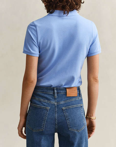 GANT БЛУЗА KMSLIM CONTRAST COLOR SS PIQUE POLO