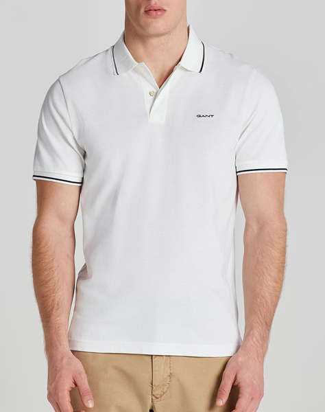 GANT БЛУЗА KMTIPPING SS PIQUE POLO