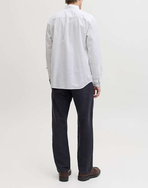 JACK&JONES JJHENRY SLUB DETAIL SHIRT LS