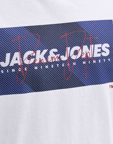 JACK&JONES JJCOLE PRINT TEE SS CREW NECK LN