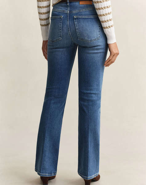 GANT TROUSERS SLIM FLARE STRETCH JEANS