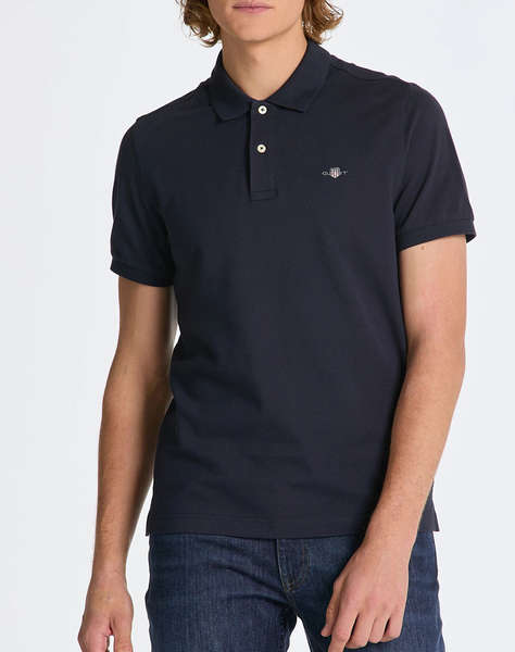 GANT БЛУЗА KMREG SHIELD SS PIQUE POLO