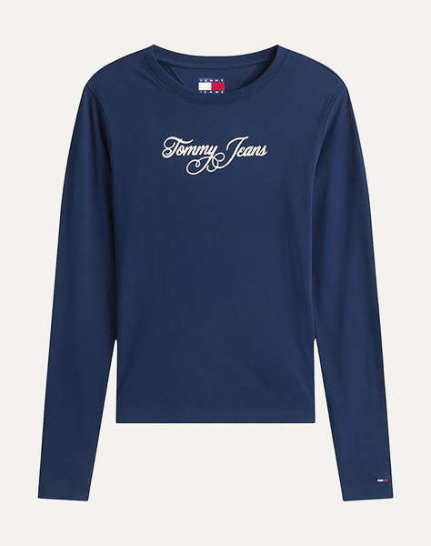 TOMMY JEANS TJW SLIM ESSENTIAL LOGO 1 LS TEE