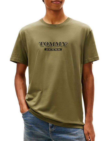 TOMMY JEANS TJM REG BILLS FONT SS TEE EXT