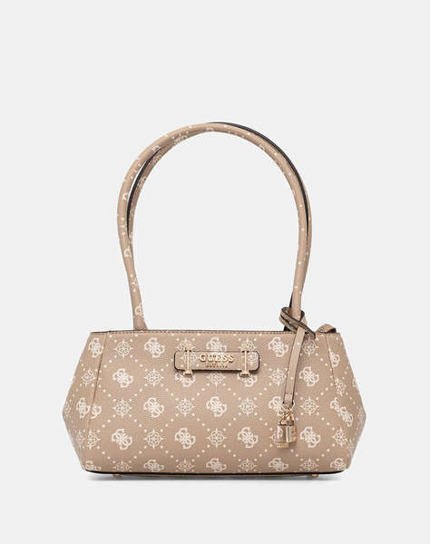 GUESS CARRIE LOGO GRLFND SHLDR STCHL ДАМСКА ЧАНТА