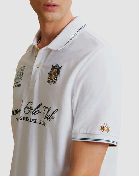 LA MARTINA BLOUSE POLO ΚΜ MAN S/S POLO PIQUET VISIBLE ST