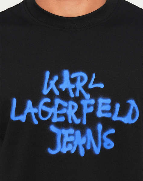 KARL LAGERFELD JEANS KLJ REG SS GRAFFITI TEE
