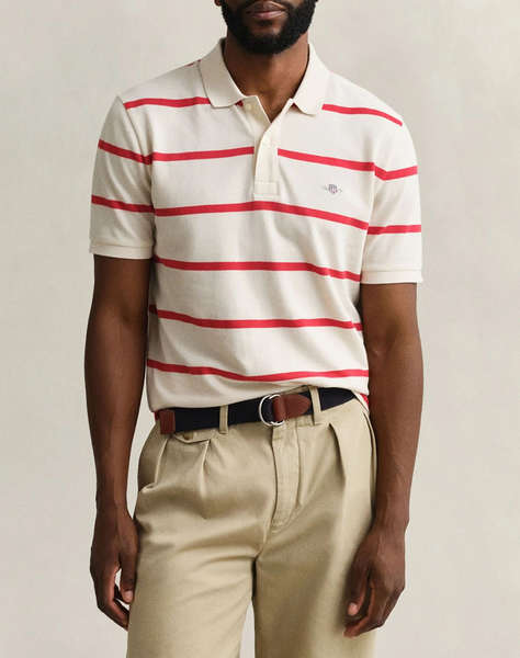 GANT БЛУЗА KMSTRIPED SS POLO
