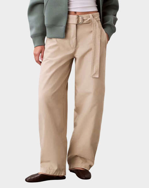 CALVIN KLEIN JEANS COTTON SEAMED PANT