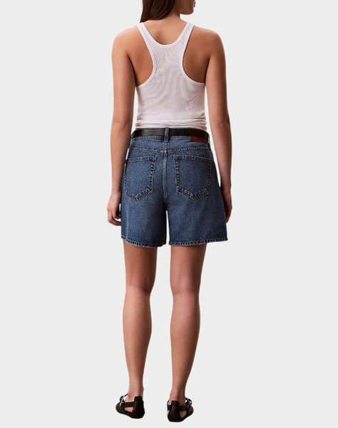 CALVIN KLEIN JEANS HI RISE A-LINE SHORT BLUE CAROLI