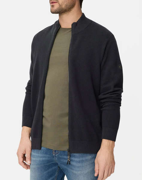 CAMEL ЖИЛЕТКА full zip stand up collar